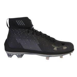 Under Armour Men's Harper 2 Mid St Black Metal Baseball Cleats - Size 7 - NWT